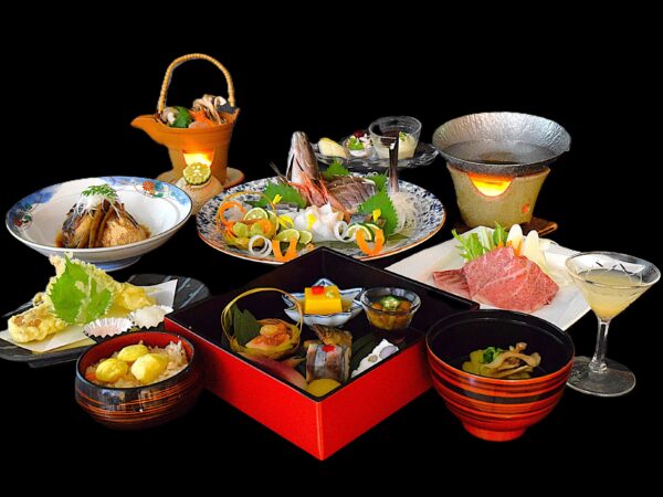 大山秋の会席出来ました(^^)/ー